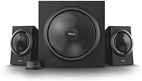 Kompiuterio kolonėlės Trust Yuri garsiakalbių komplektas 60 W Universal Juodas 2.1 kanalai 1 krypties 15 W