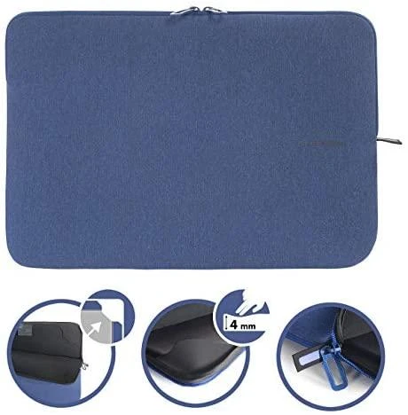 Tucano Melange Second Skin – Sleeve for MacBook Pro 16 / MacBook Pro 15 Retina / MacBook Pro 15 / Ultrabook 15 / Notebook 15.6 Mėlyna