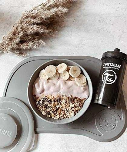 Twistshake lėkštutė su dangteliu mėlyna 78160
