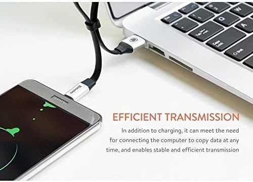 Baseus CATMBJ-01 Nimble USB-C Portable kabelis 23cm juodos spalvos