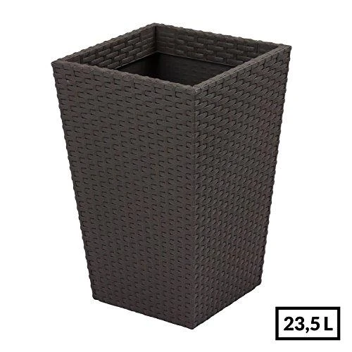 Curver Rattan Planter S 23,6 L ruda 228977