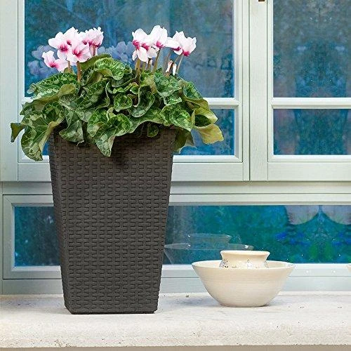 Curver Rattan Planter S 23,6 L ruda 228977