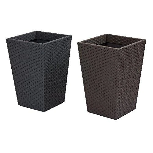 Curver Rattan Planter S 23,6 L ruda 228977