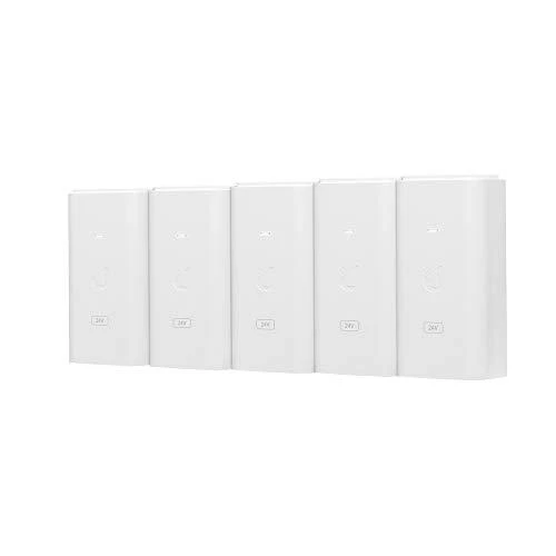 UBIQUITI POE-24-12W-5P Ubiquiti PoE-24 pasyvus PoE adapteris EU, 24V 0,5A, įdėklo/ESD apsauga, 5 PAK.