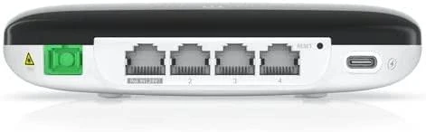 Maršrutizatorius Ubiquiti 50b46 | UFiber WiFi6 GPON CPE | UF-WiFi6 | 802.11ax | 10/100/1000 Mbit/s | Ethernet LAN (RJ-45) jungtys 4 | Tinklo palaikymas: Ne | MU-MiMO: Taip | Ne, mobilusis plačiajuostis ryšys: Ne