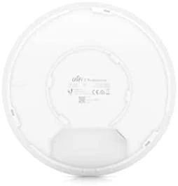 Maršrutizatorius UBIQUITI U6 Pro; WiFi 6; 6 erdviniai srautai; 140 m² (1500 pėdų²) aprėptis; Daugiau nei 350 prijungtų įrenginių; Maitinamas naudojant PoE; GbE uplink.