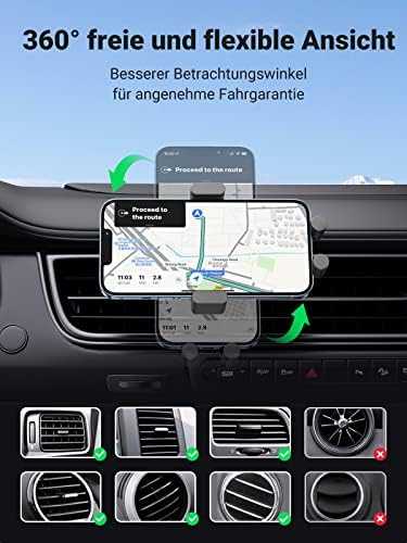 Automobilinis laikiklis-įkroviklis Ugreen CD256 15W juodas