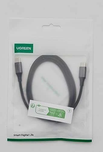 Laidas USB-C į USB-C UGREEN 15311, 1m (pilkas)