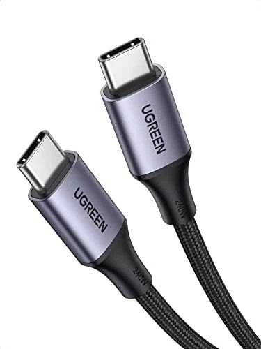 Laidas USB-C į USB-C UGREEN 15311, 1m (pilkas)