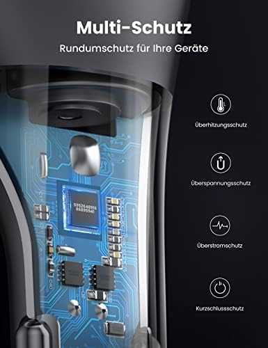 Automobilinis telefonų kroviklis UGREEN CD204, USB, USB-C, 84 W
