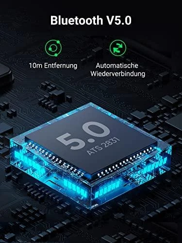 UGREEN CM403 Bluetooth 5.0 lustas ir techninės specifikacijos