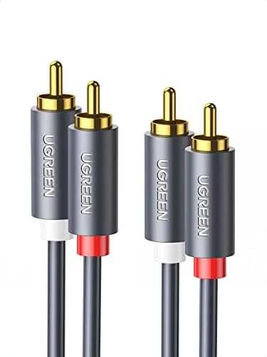 UGREEN 2RCA Cinch - 2RCA Cinch kabelis 5m