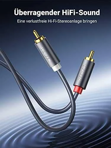 UGREEN 2RCA Cinch - 2RCA Cinch kabelis 5m