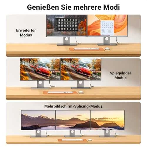 Kabelis DisplayPort (DP) kištukas - HDMI kištukas vienpusis 4K@30Hz 1m juodas DP125 UGREEN