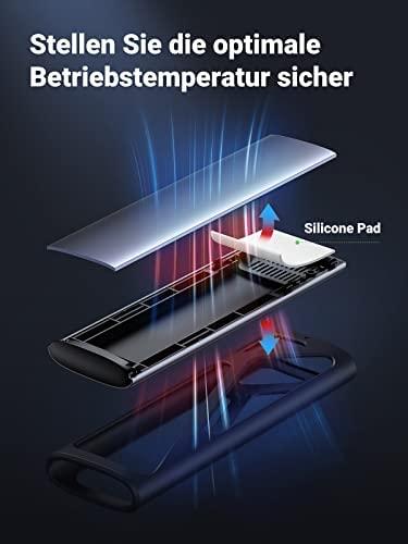 UGREEN CM400 M.2 SSD namas, NVMe, SATA, 10 Gbps, USB-C (šürke)