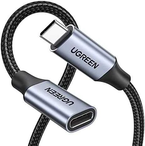 UGREEN US372 Gen2 USB-C 3.1 kištukas - USB-C lizdas laidas 1m