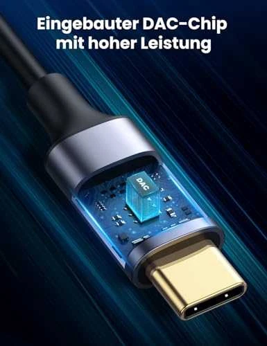 Ugreen audio kabelis USB Type C (male) - 2RCA (male) 1.5m pilkos spalvos (20193 CM451)