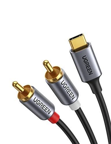Ugreen audio kabelis USB Type C (male) - 2RCA (male) 1.5m pilkos spalvos (20193 CM451)