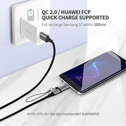 USB-C – micro USB adapteris UGREEN US282 Pilkas