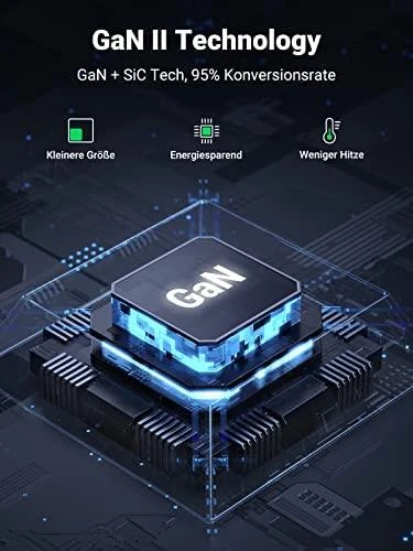 UGREEN 2USB-A+4USB-C 200W Desktop greitasis įkroviklis, pilkas