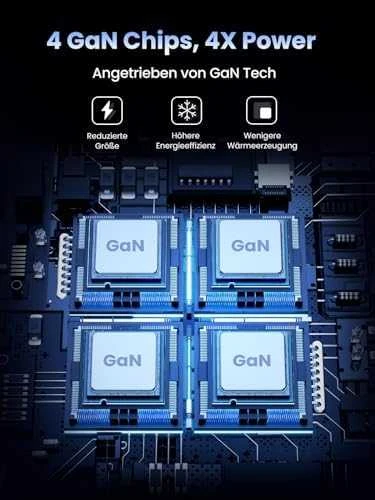 UGREEN 2USB-A+4USB-C 200W Desktop greitasis įkroviklis, pilkas