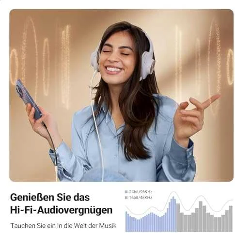 UGREEN AV161 USB-C audio adapteris į 3.5mm jack - Juodas
