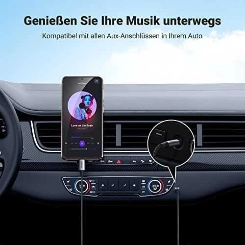 UGREEN CM450 USB-C - AUX 3.5mm laidas 1m juodas