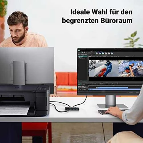 USB jungiklis KVM USB 2x4 UGREEN USB 3.0
