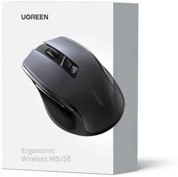 Belaidė pelė UGREEN 2.4 GHz (juoda)