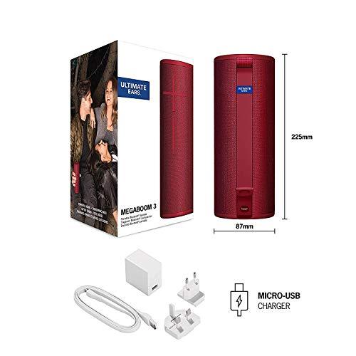 Bluetooth kolonėlė Logitech Ultimate Ears Megaboom 3, Raudona