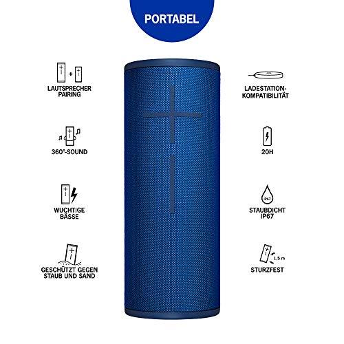 Bluetooth kolonėlė Logitech Ultimate Ears Megaboom 3, Mėlyna