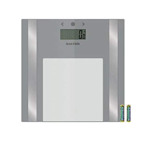 Svarstyklės Salter 9158 SV3R Ultra Slim Glass Analyser Scale sidabrinis