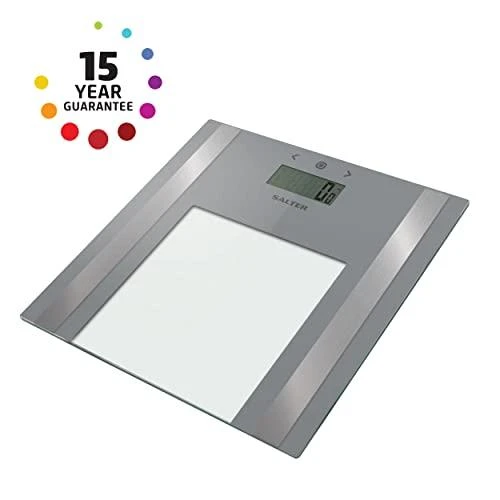 Svarstyklės Salter 9158 SV3R Ultra Slim Glass Analyser Scale sidabrinis