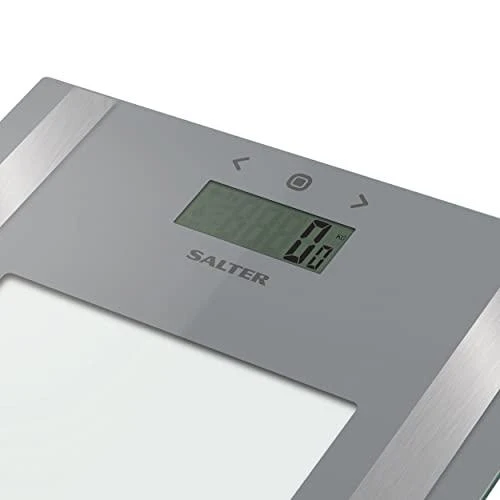 Svarstyklės Salter 9158 SV3R Ultra Slim Glass Analyser Scale sidabrinis