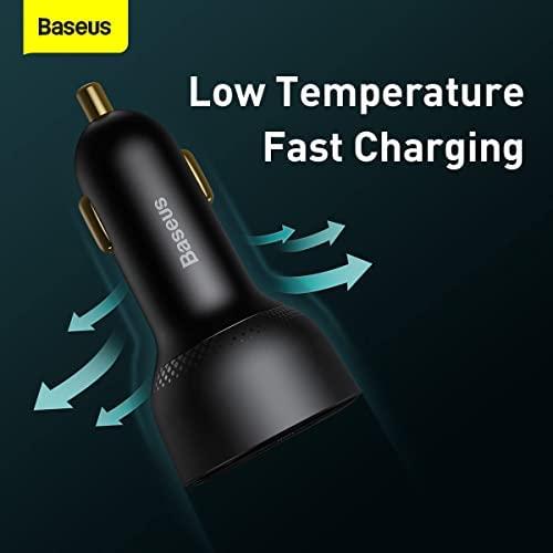 Baseus CCZX-01 automobilinis įkroviklis USB-C, 100W - juodas