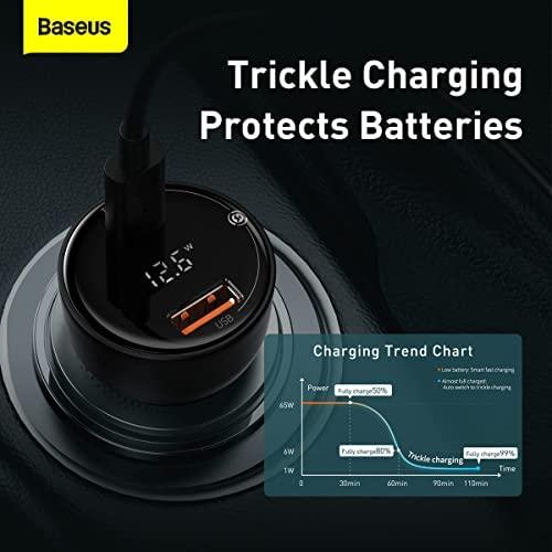 Baseus CCZX-01 automobilinis įkroviklis USB-C, 100W - juodas