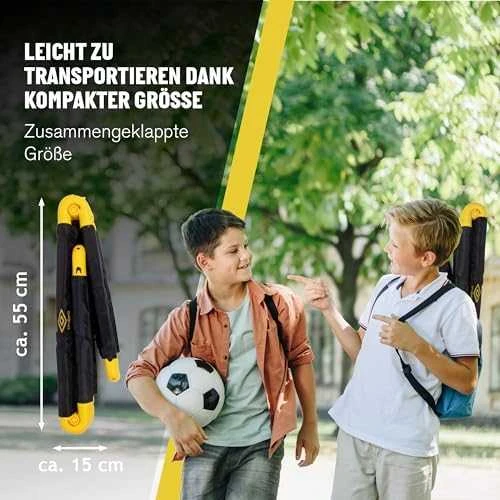 MINI FUTBOLO VARTAI SU TINKLU 55x44x44CM UMBRO 268767