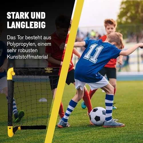 MINI FUTBOLO VARTAI SU TINKLU 55x44x44CM UMBRO 268767