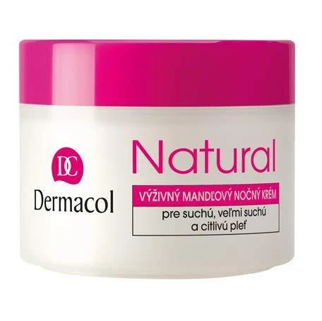 Dermacol Natural Almond Night Skin Kreminis, 50 ml