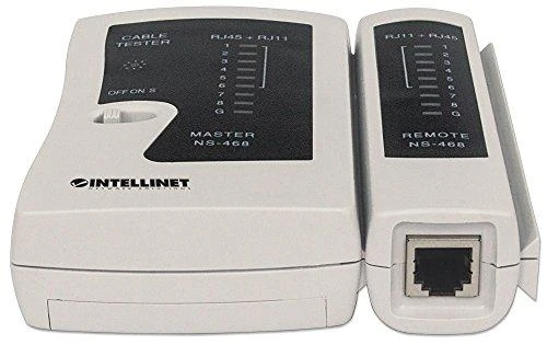 Goobay | Tinklo kabelio testeris 68856 | Juodas/Baltas