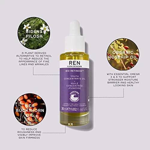 REN Bio Retinoid Youth aliejus, 30 ml