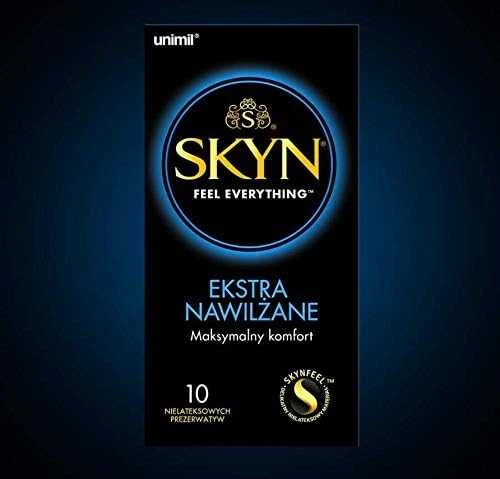SKYN Extra Lubricated Prezervatyvai be latekso (10 vnt.)