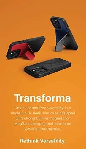 UNIQ Transforma Dėklas Apple iPhone 13 Pro / 13 6,1″ ebony juodos spalvos MagSafe