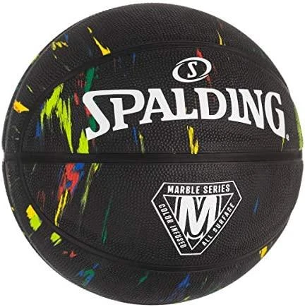 KREPŠINIO KAMUOLYS SPALDING MARBLE SERIES RAINBOW (7 DYDIS)