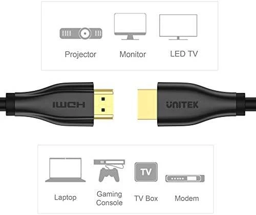 UNITEK sertifikuotas HDMI kabelis 2.0 2m C1048GB