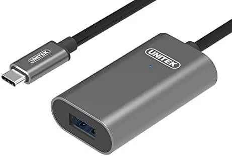 UNITEK U304A Unitek kabelis USB-C 3.1 – aktyvus USB-A plėtinys, 5 m, M/F U304A