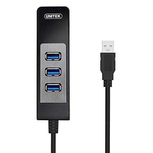 Unitek USB prievadų šakotuvas su integruotu kabeliu