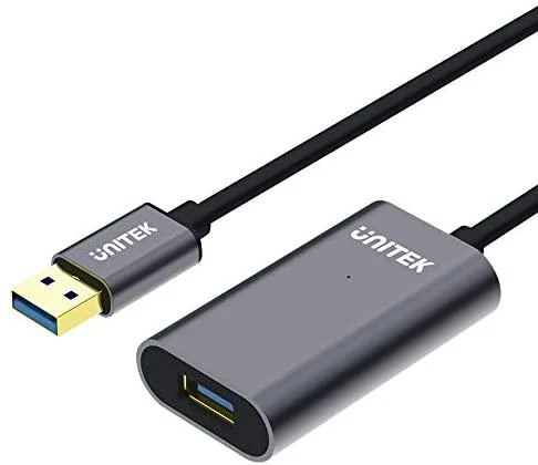UNITEK Y-3004 Unitek Cable USB 3.0 Active Extension, 5m, Alu., Y-3004