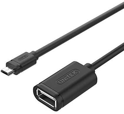 UNITEK Y-C438GBK Unitek kabelis OTG USB 2.0. AF į microUSB BM, Y-C438GBK