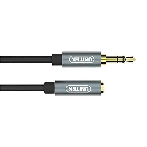 UNITEK Y-C932ABK Unitek Cable mini lizdas 3,5 mm (M) - 3,5 mm (F) Y-C932ABK